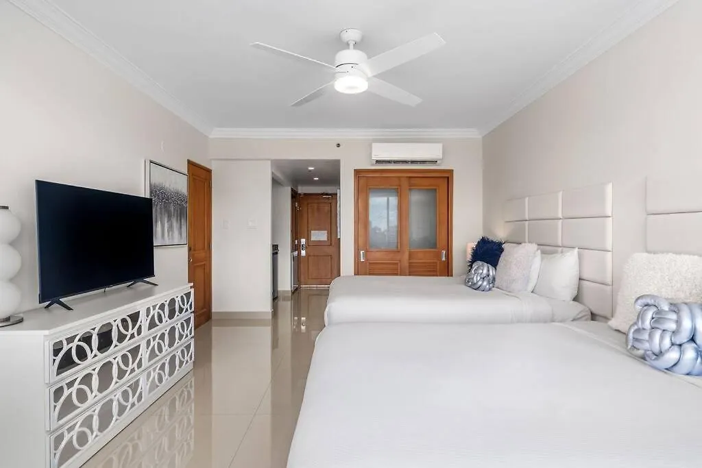 公寓 The Sunrise Studio With Ocean View L 2 Queen Beds 圣胡安
